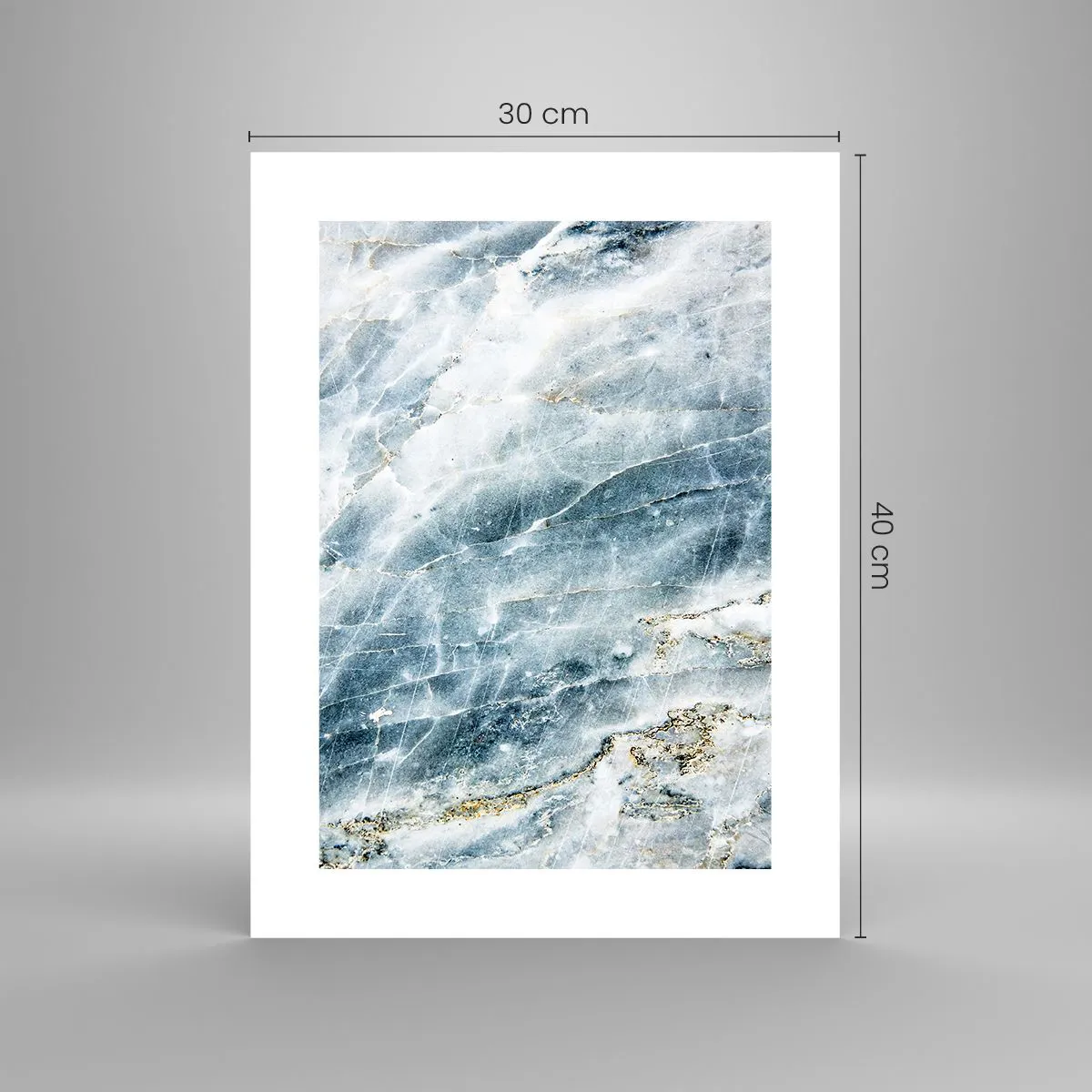 Plakat - Lodowy świat - 30x40 cm