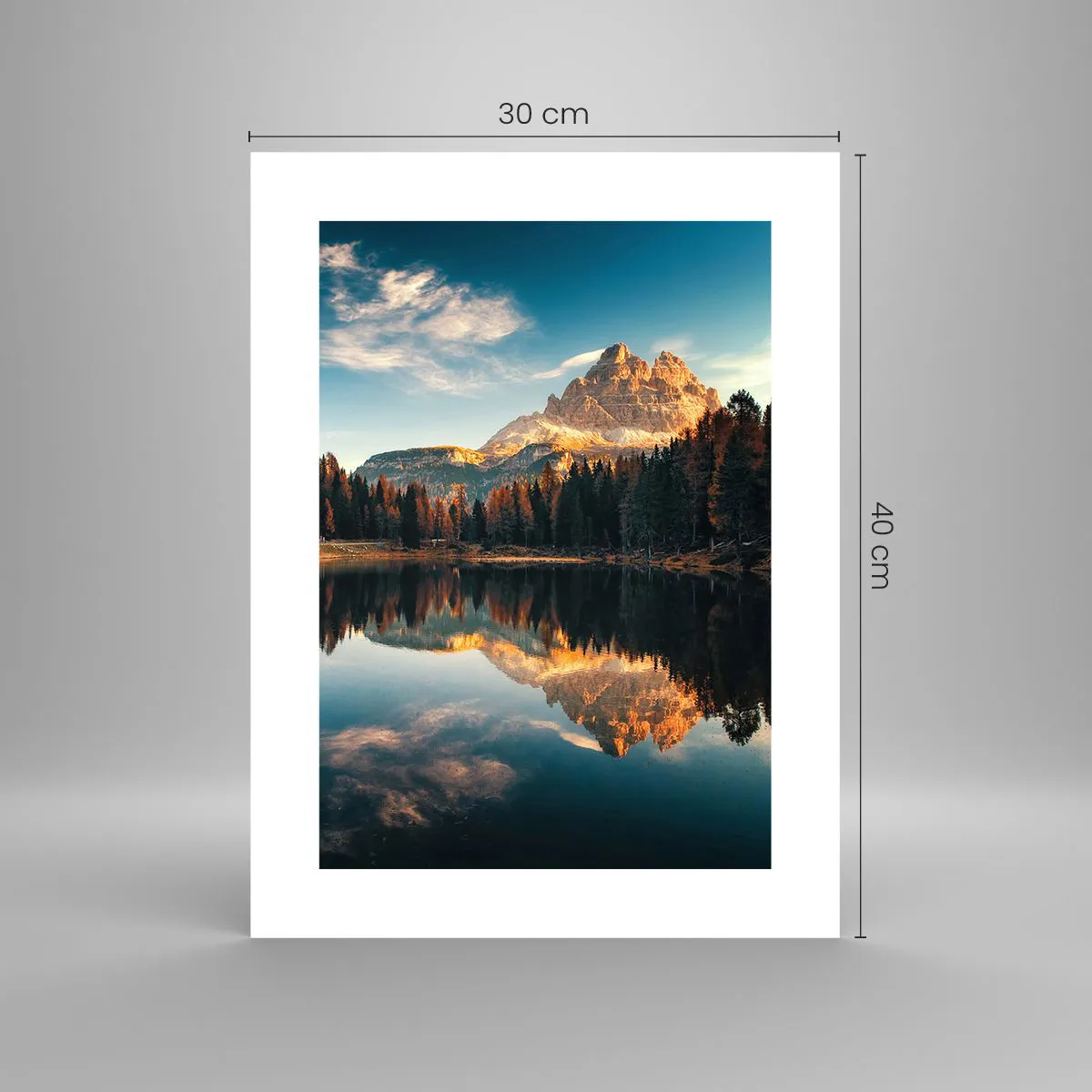 Plakát - Dvojitá krajina - 30x40 cm