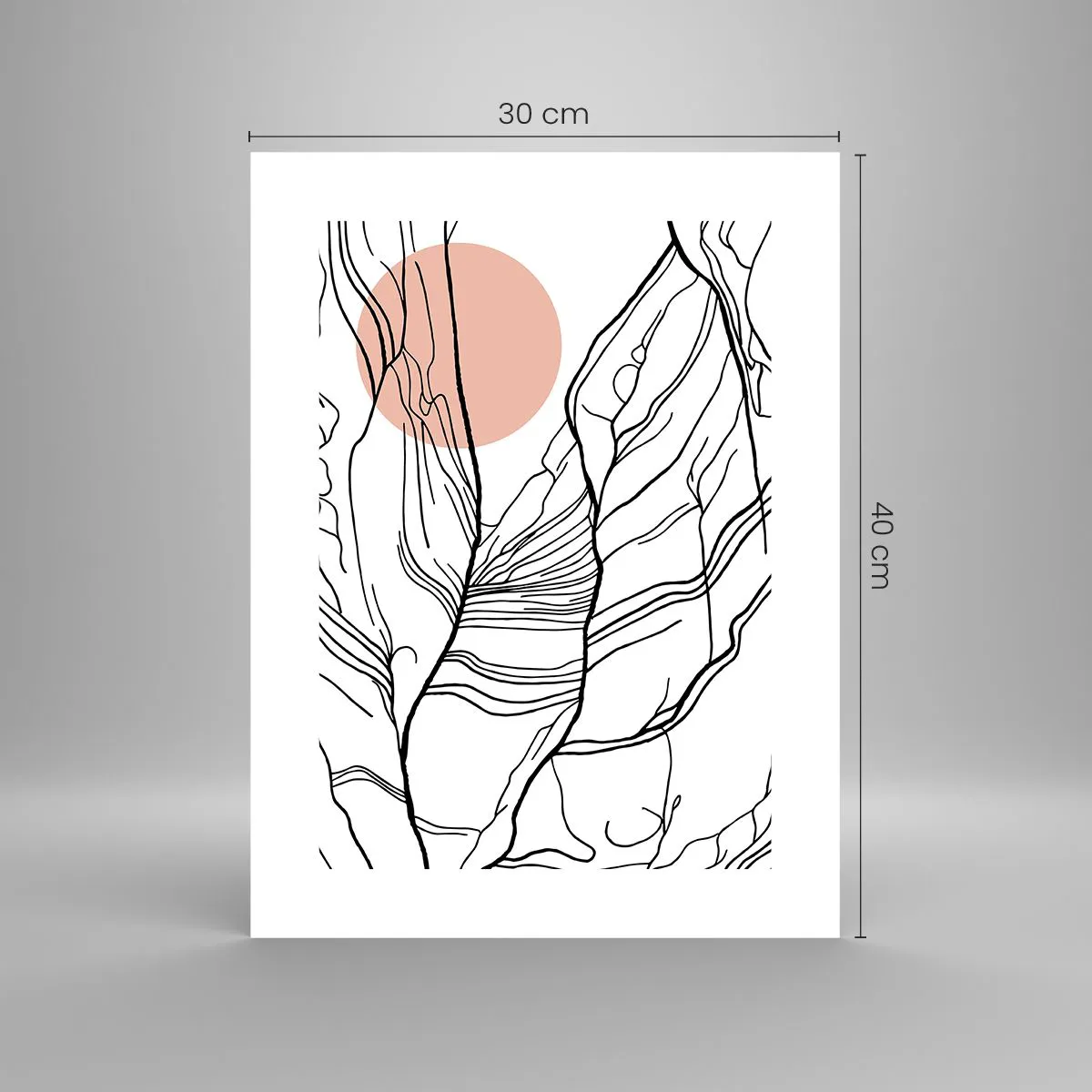 Poster - Într-o rețea de crengi - 30x40 cm