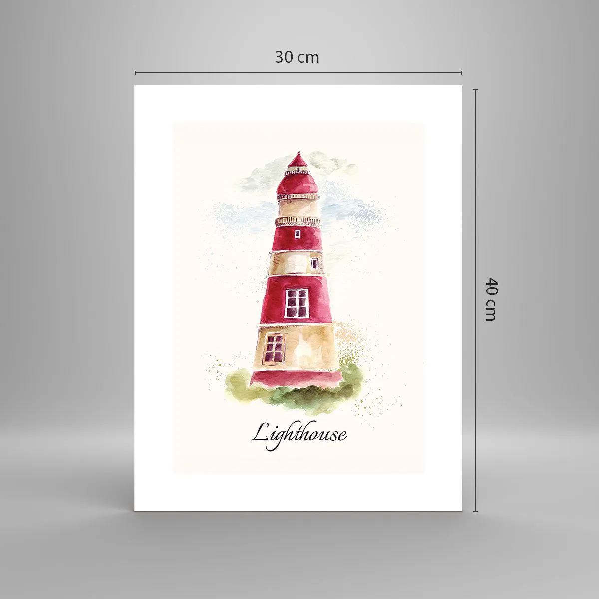 Poster - Around It the Weather Is Always Nice - 30x40 cm