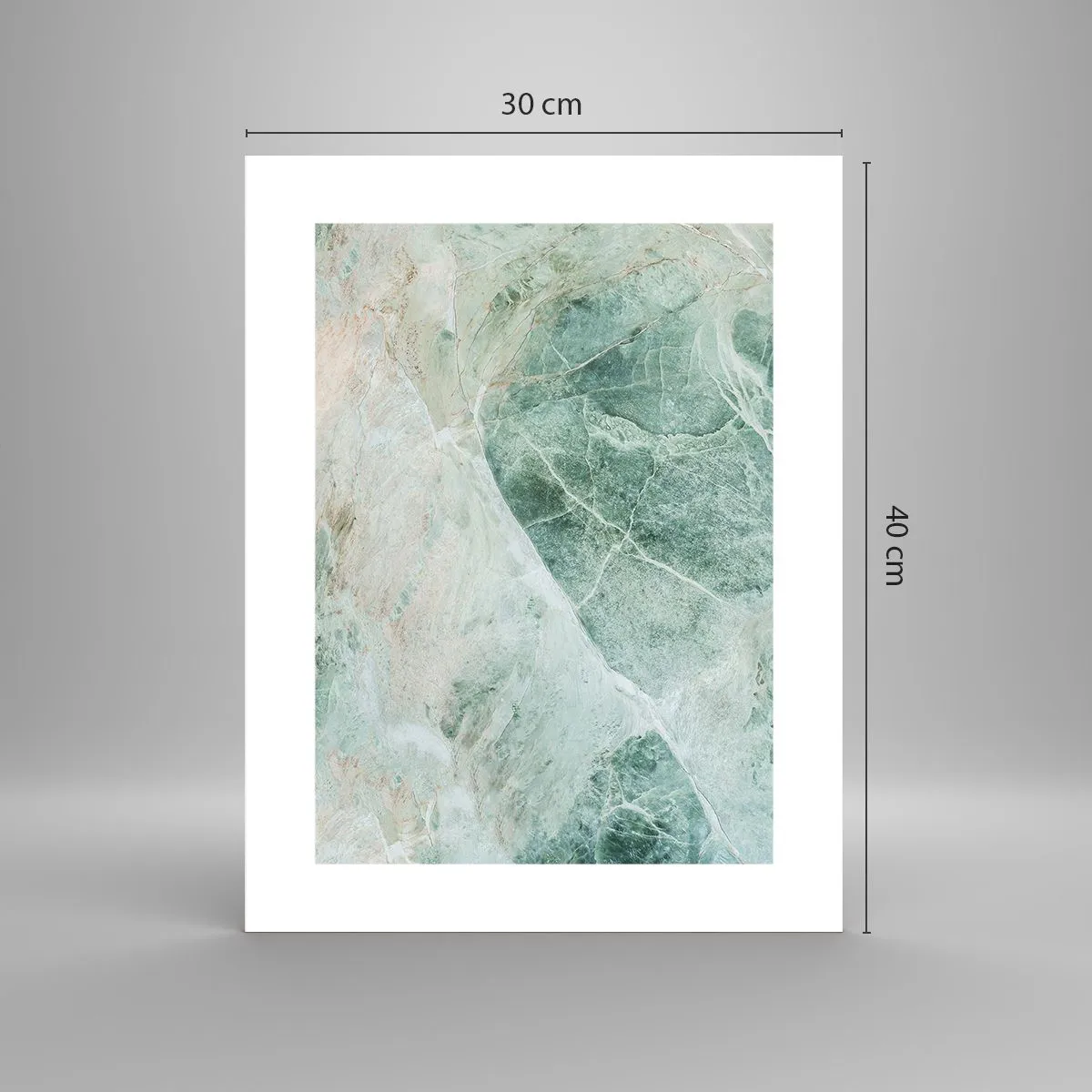 Plakát - Ctný chlad kamene - 30x40 cm