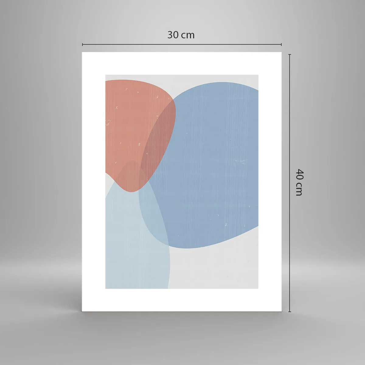 Poster - Pastelkleurige relaties - 30x40 cm