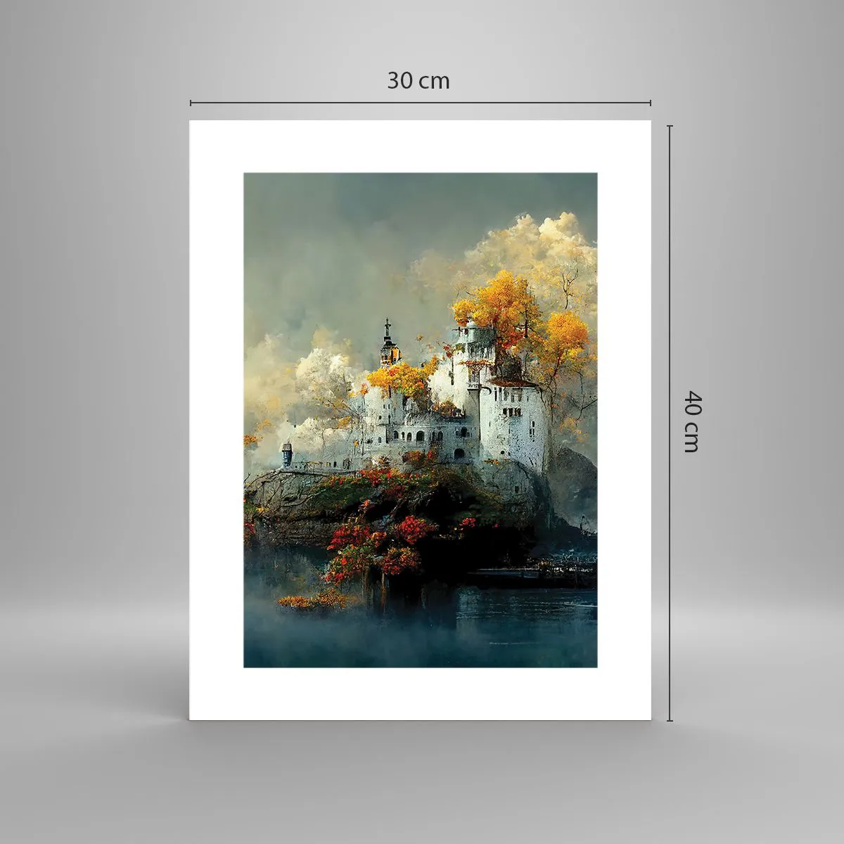 Poster - Het begin van een romantisch verhaal - 30x40 cm