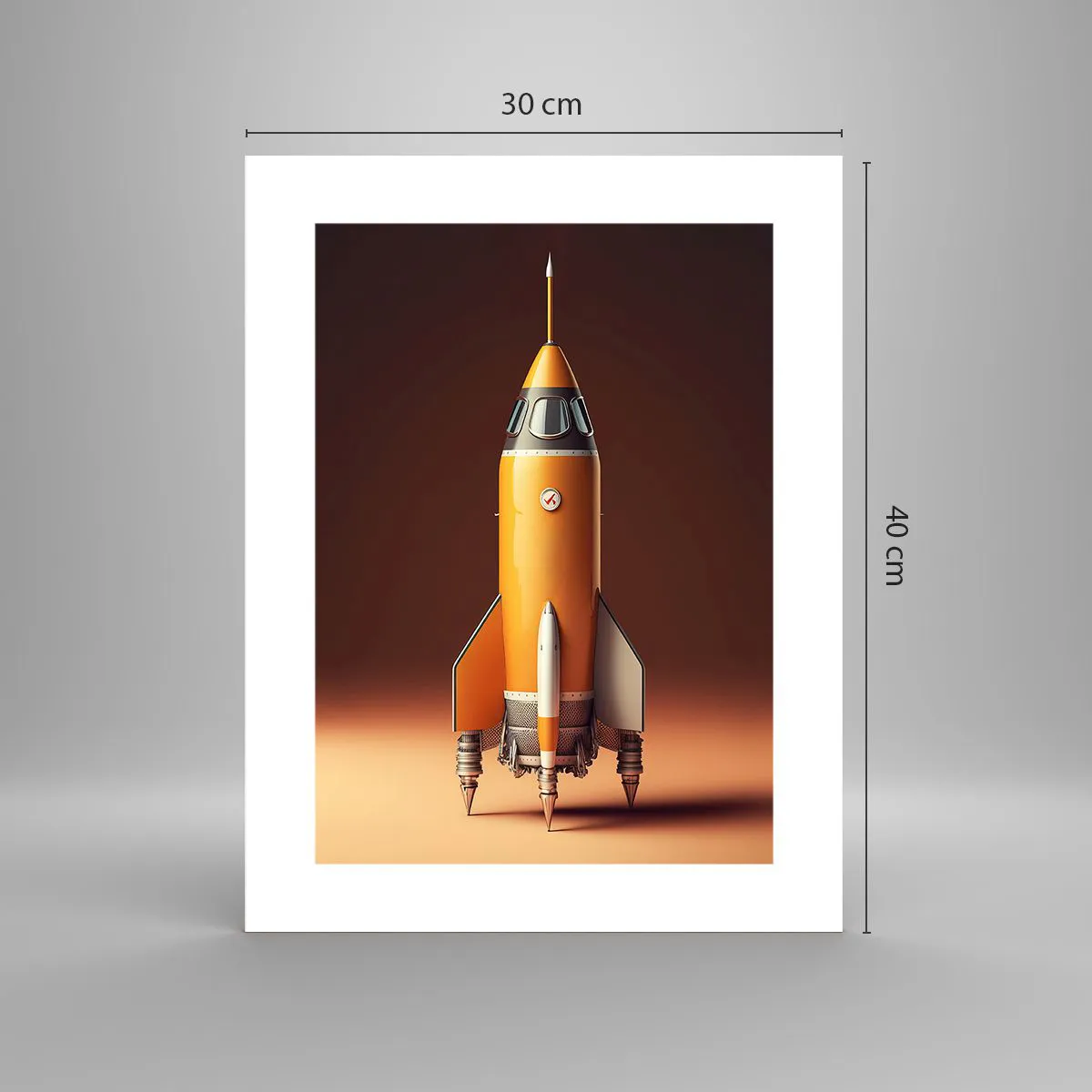 Poster - Totul începe cu un vis - 30x40 cm