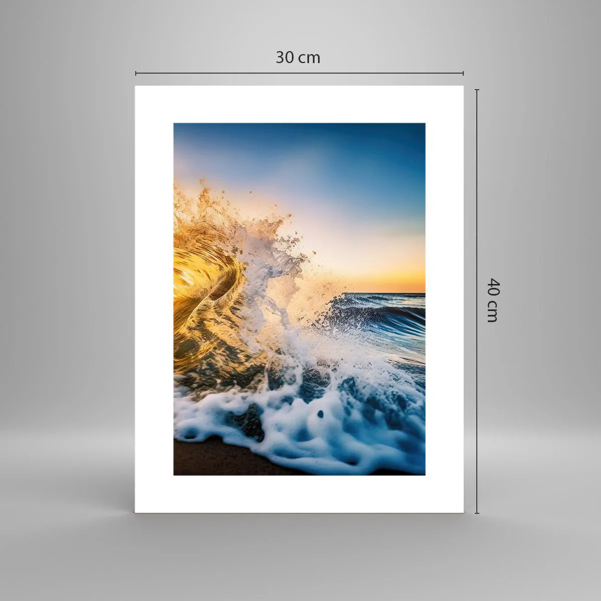 Plakat - Zabawa na piasku - 30x40 cm