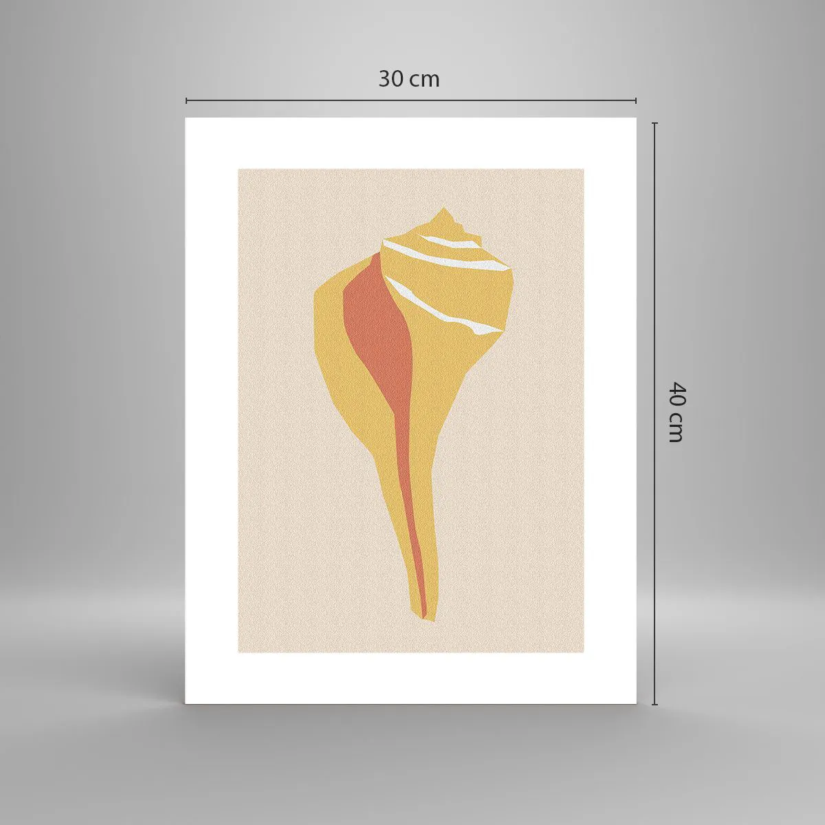 Poster - Organische abstractie – groei - 30x40 cm