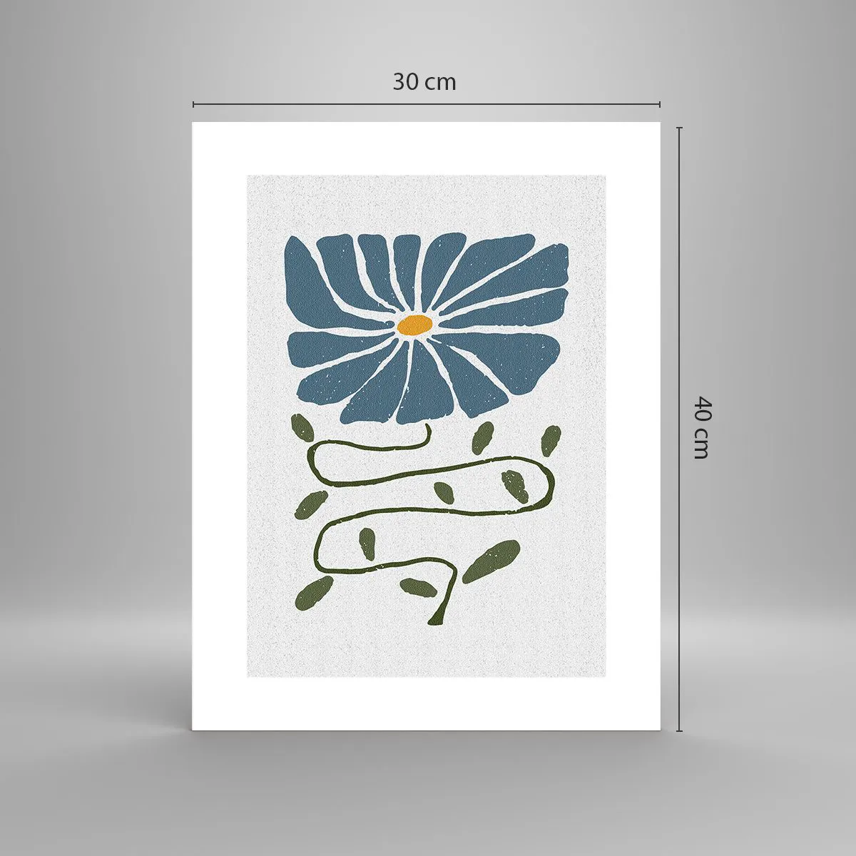 Poster - Van een tak tot een bloem - 30x40 cm