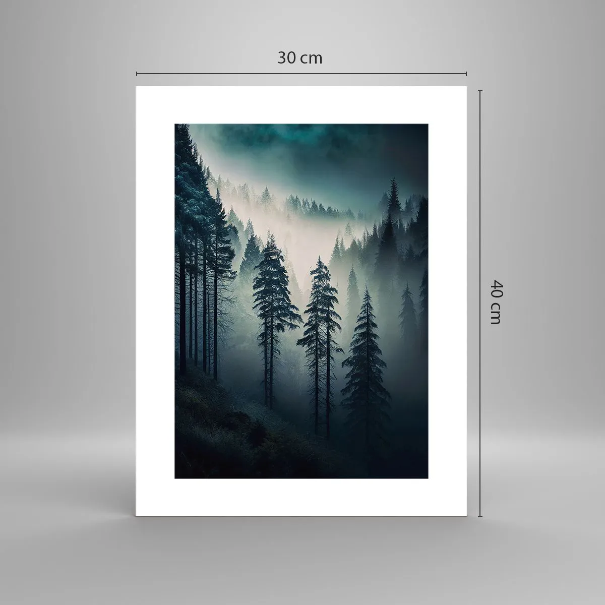 Affiche - Poster - Matin de montagne - 30x40 cm