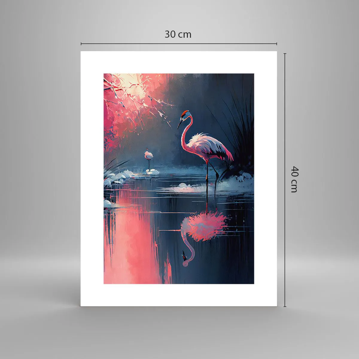 Affiche - Poster - La retraite d'un oiseau - 30x40 cm