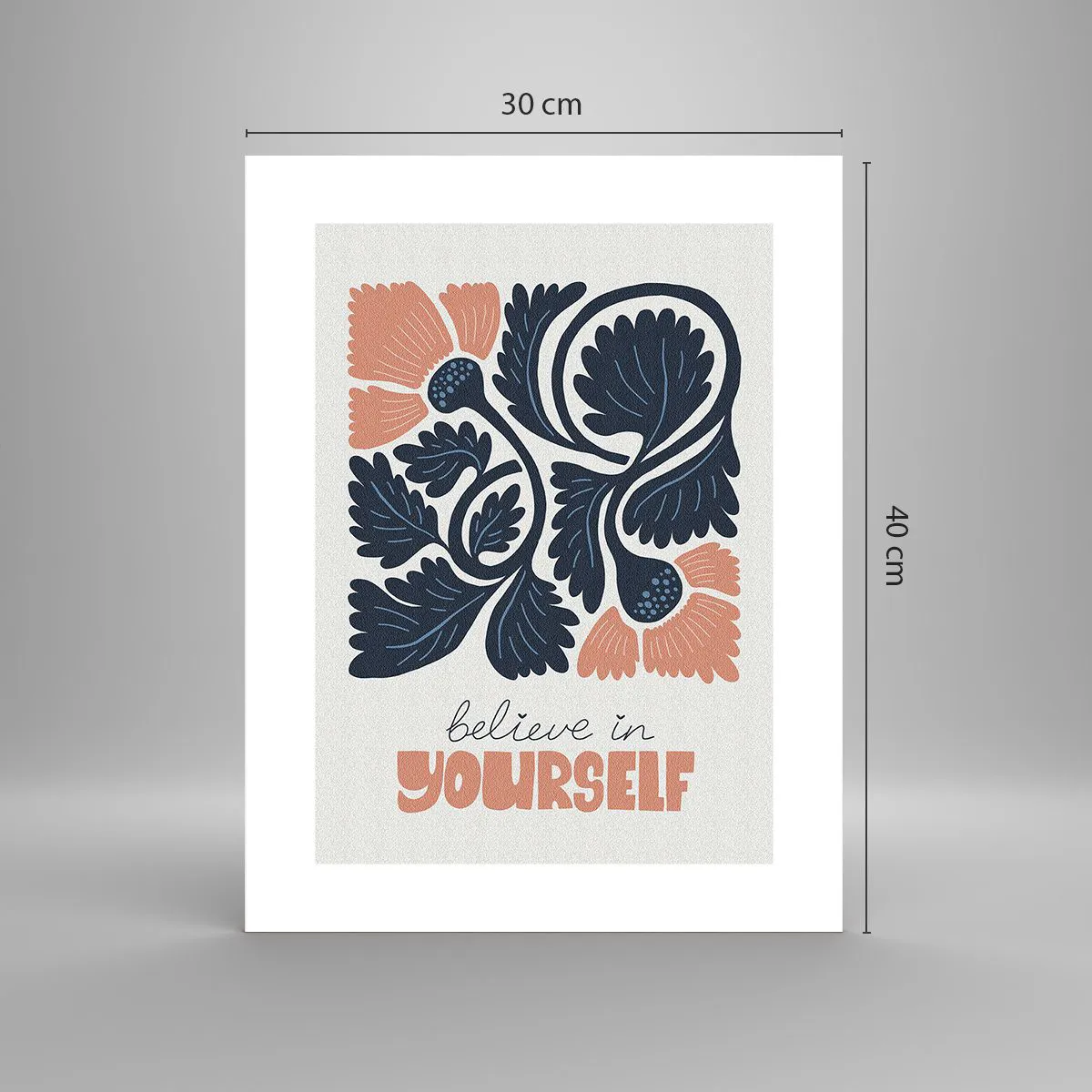 Affiche - Poster - Et tu t'épanouis - 30x40 cm