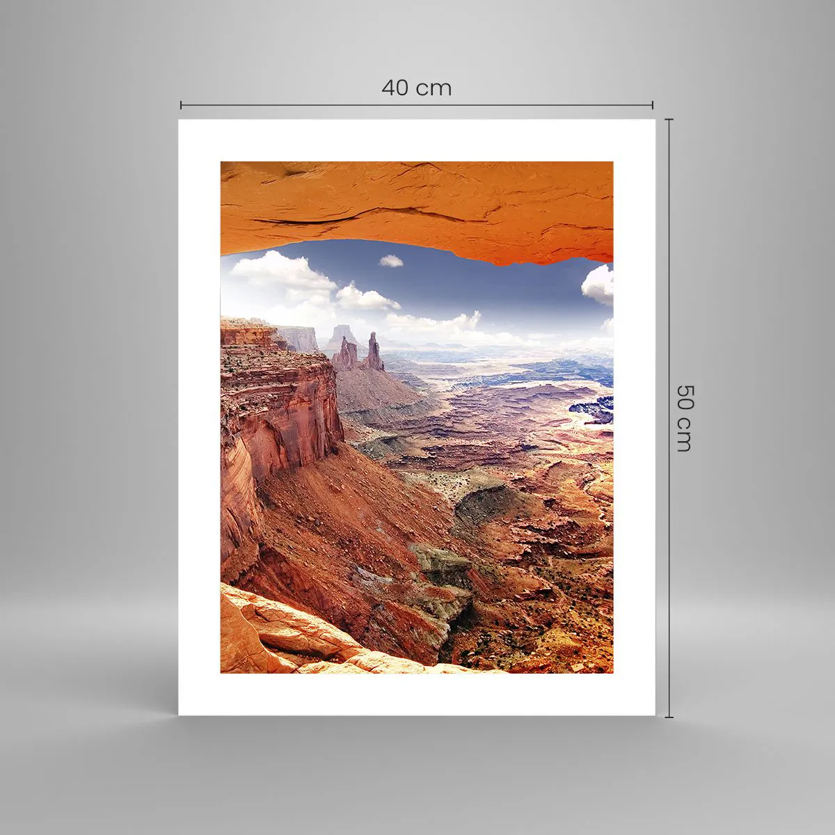 Plagát - Vytesané samotnou prírodou - 40x50 cm