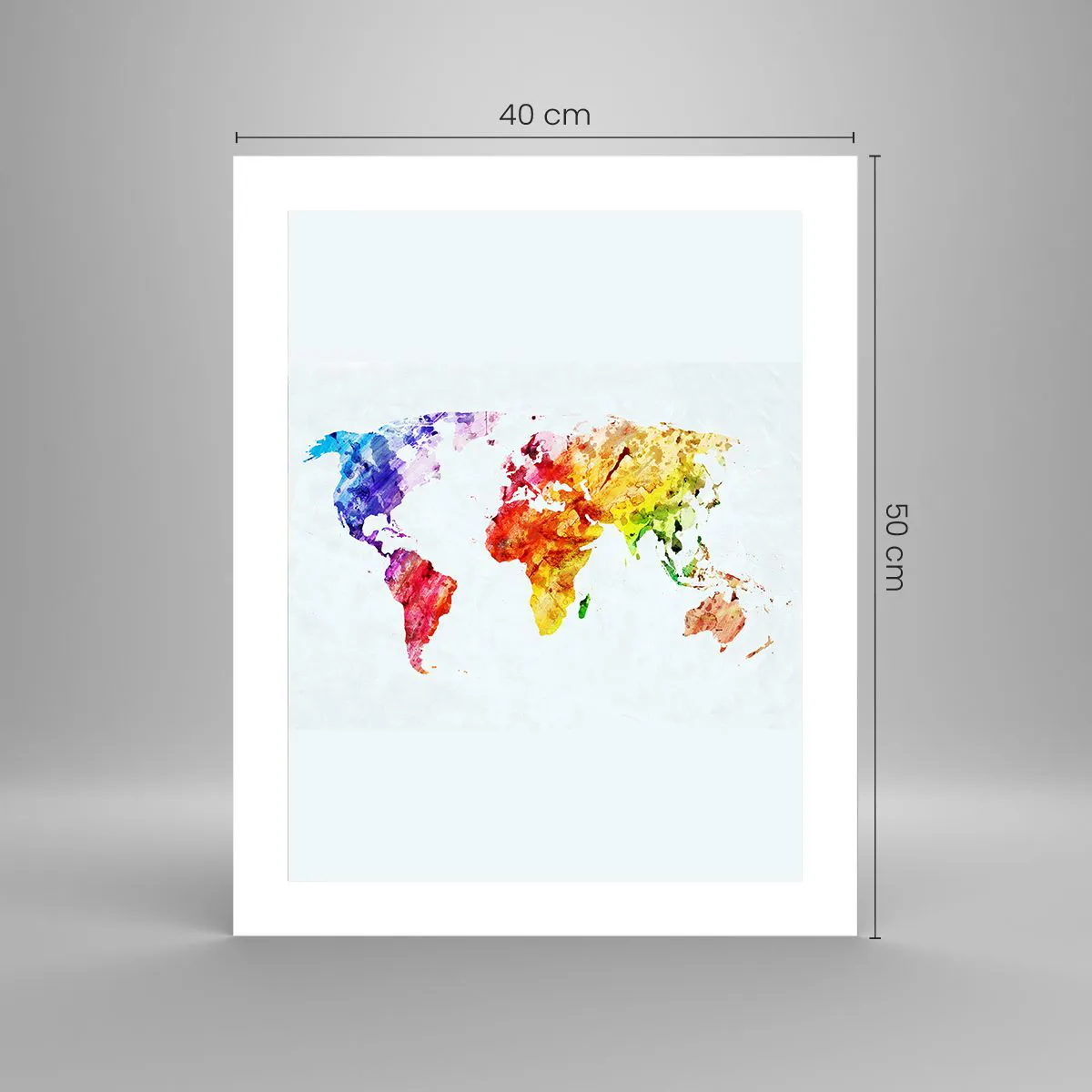 Plakát - Všechny barvy světa - 40x50 cm