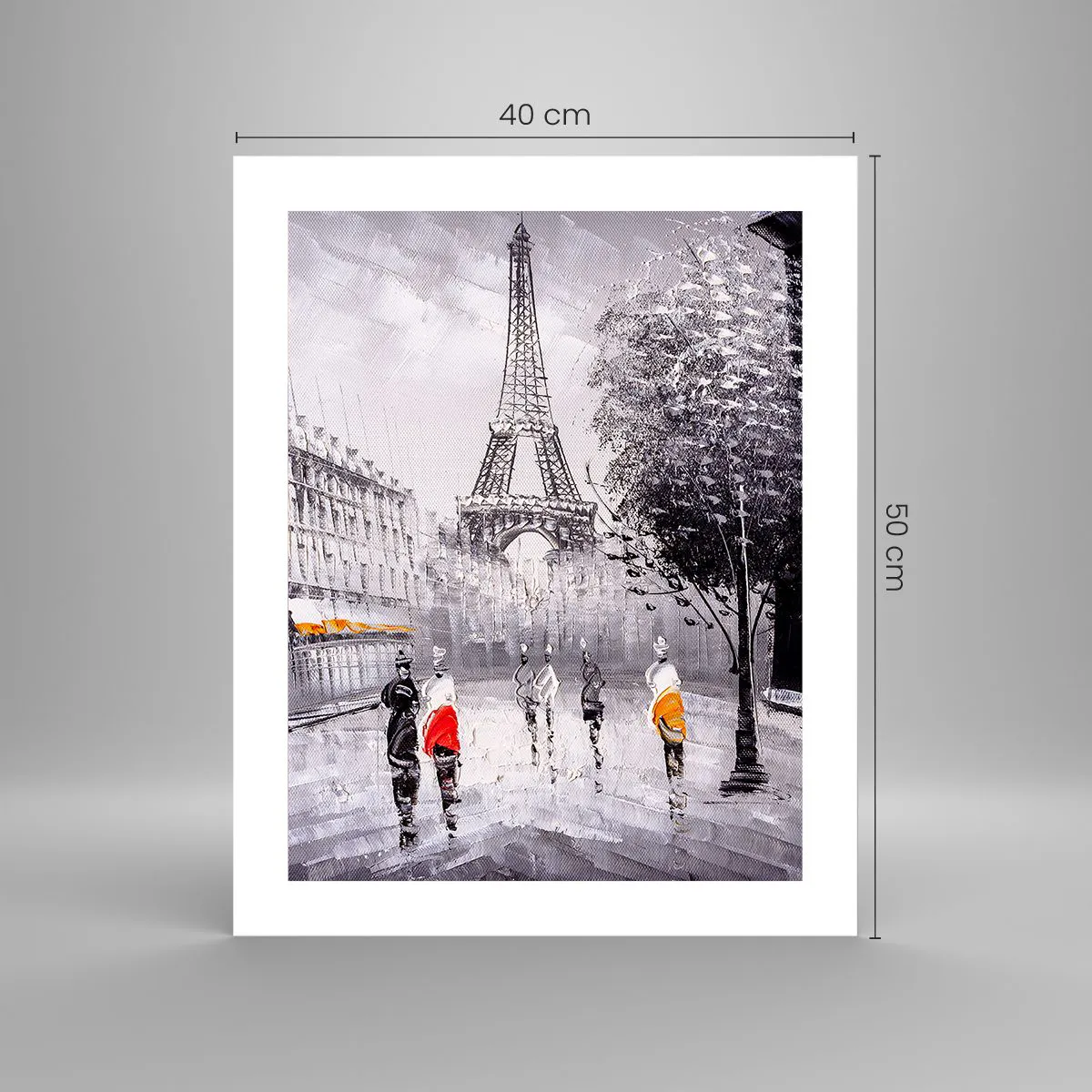 Plakat - En parisisk spadseretur - 40x50 cm