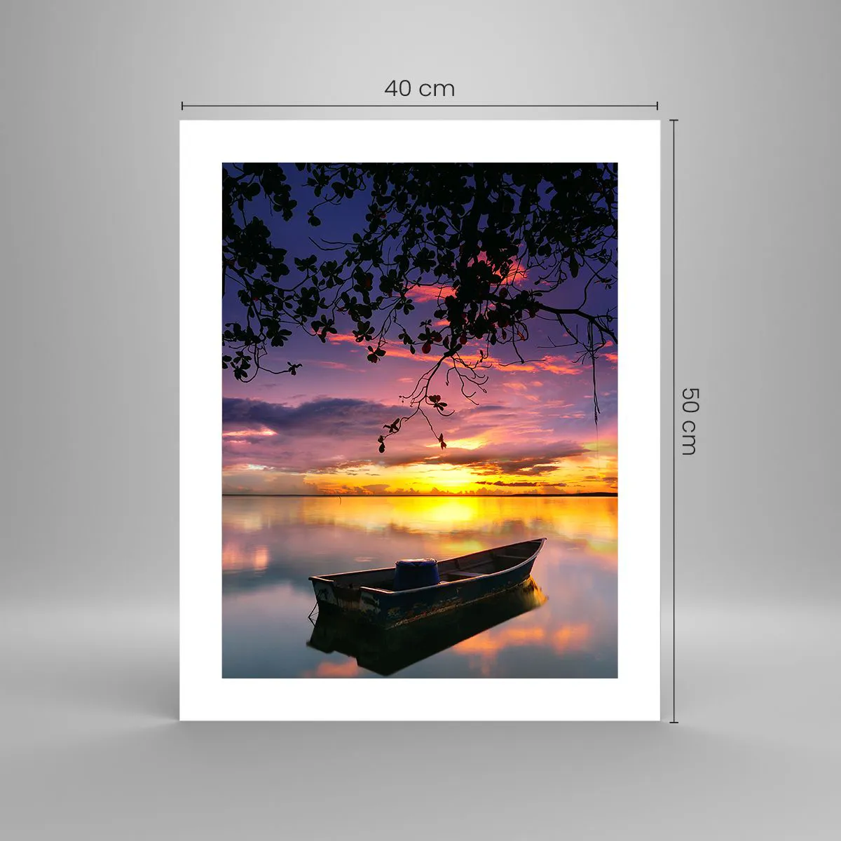 Poster - Du scheinst mitten am Himmel zu hängen... - 40x50 cm