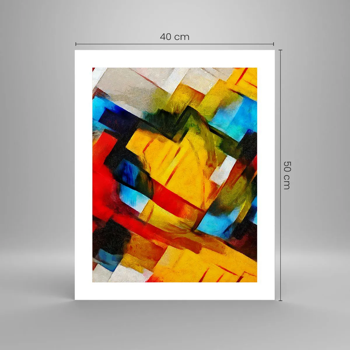 Plakat - Różnobarwny przekładaniec - 40x50 cm