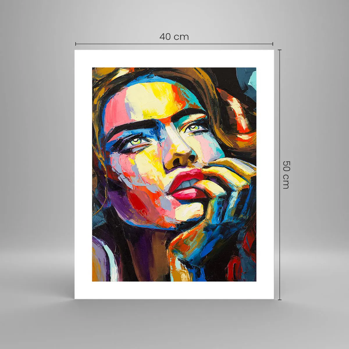 Plakat - Drømme som fugle svæver gennem himlen - 40x50 cm