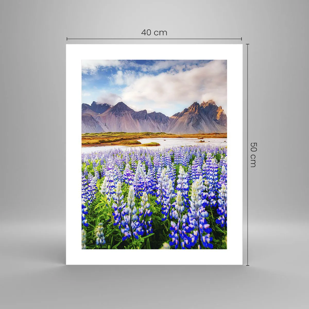 Plakat - Siła i surowość obok łagodności - 40x50 cm