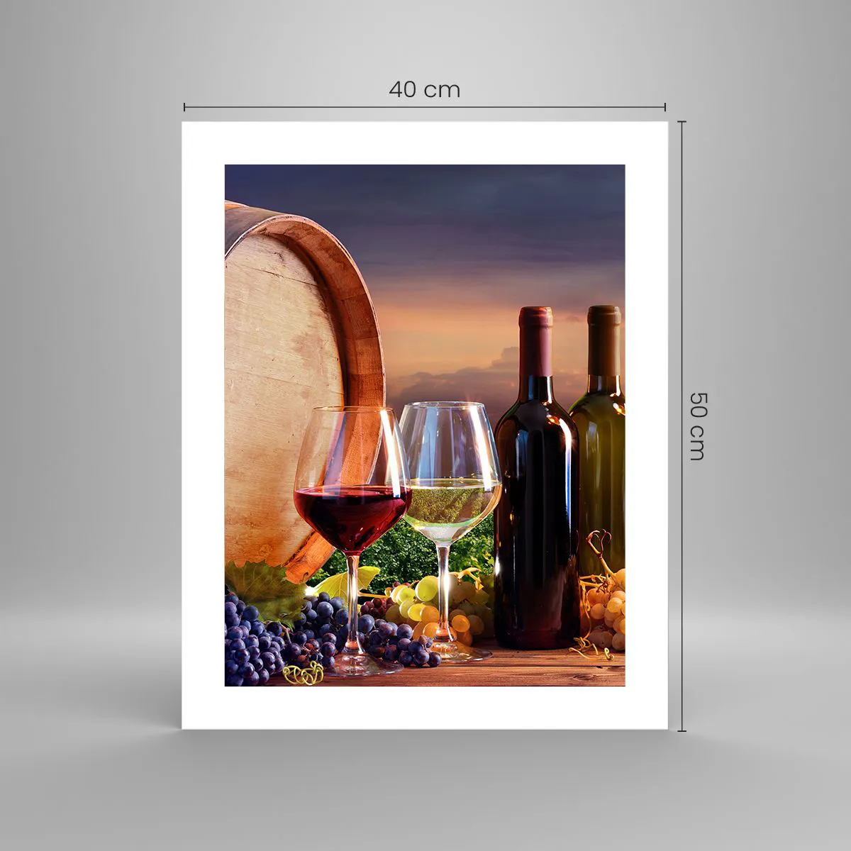 Poszter - Az életnek itt íze van - 40x50 cm