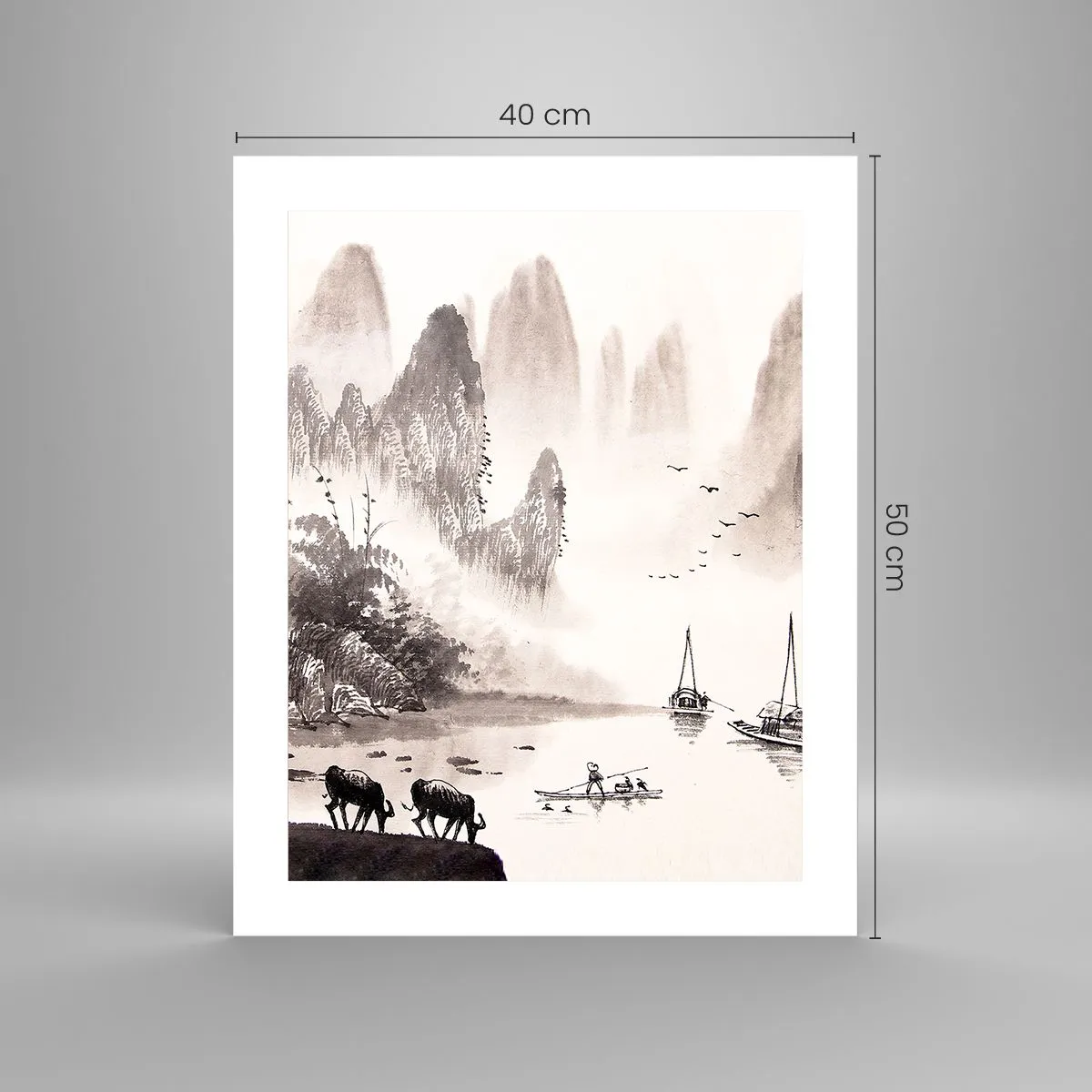 Poster - Het exotische alledaagse leven van het Oosten - 40x50 cm