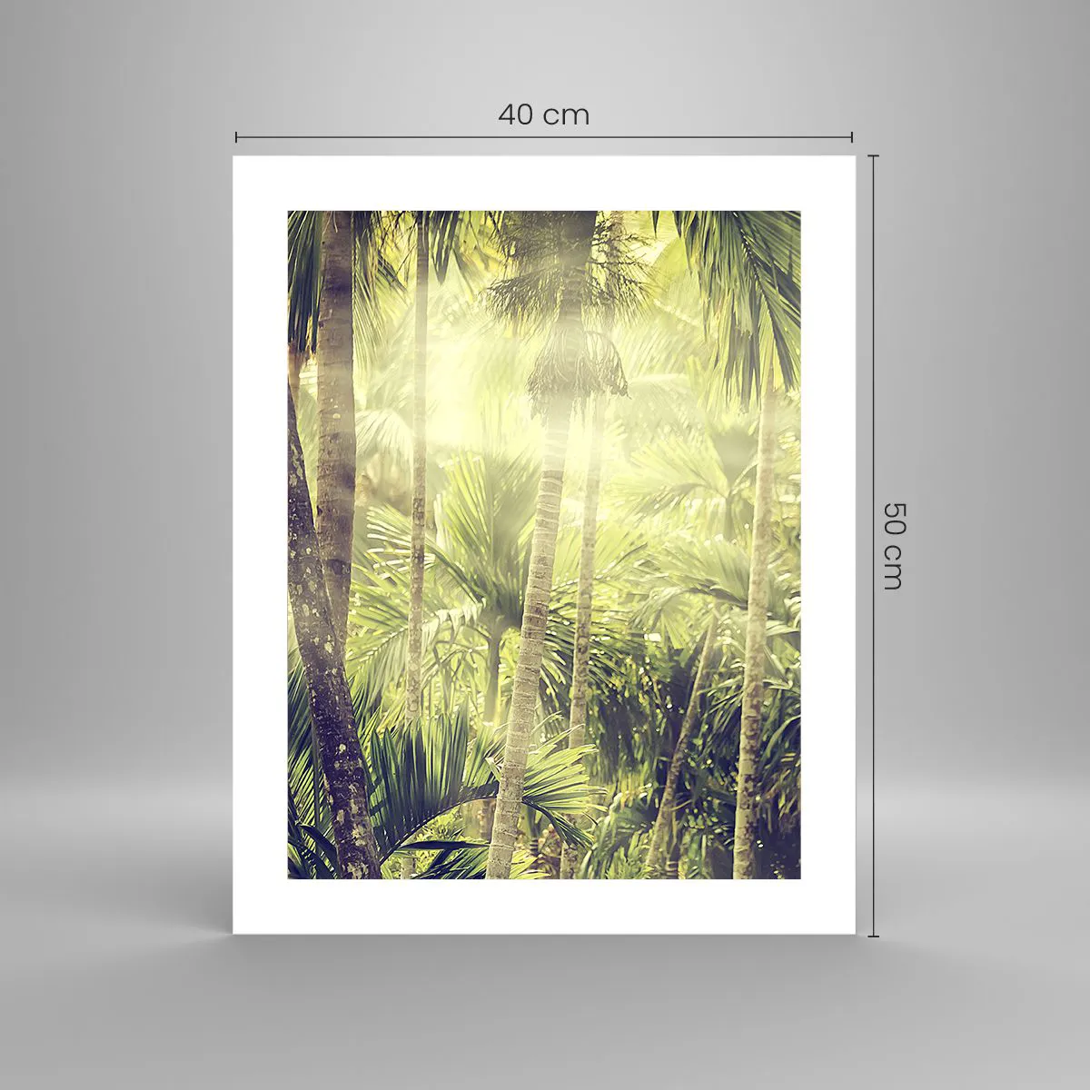 Plakat - I grønne gløder - 40x50 cm