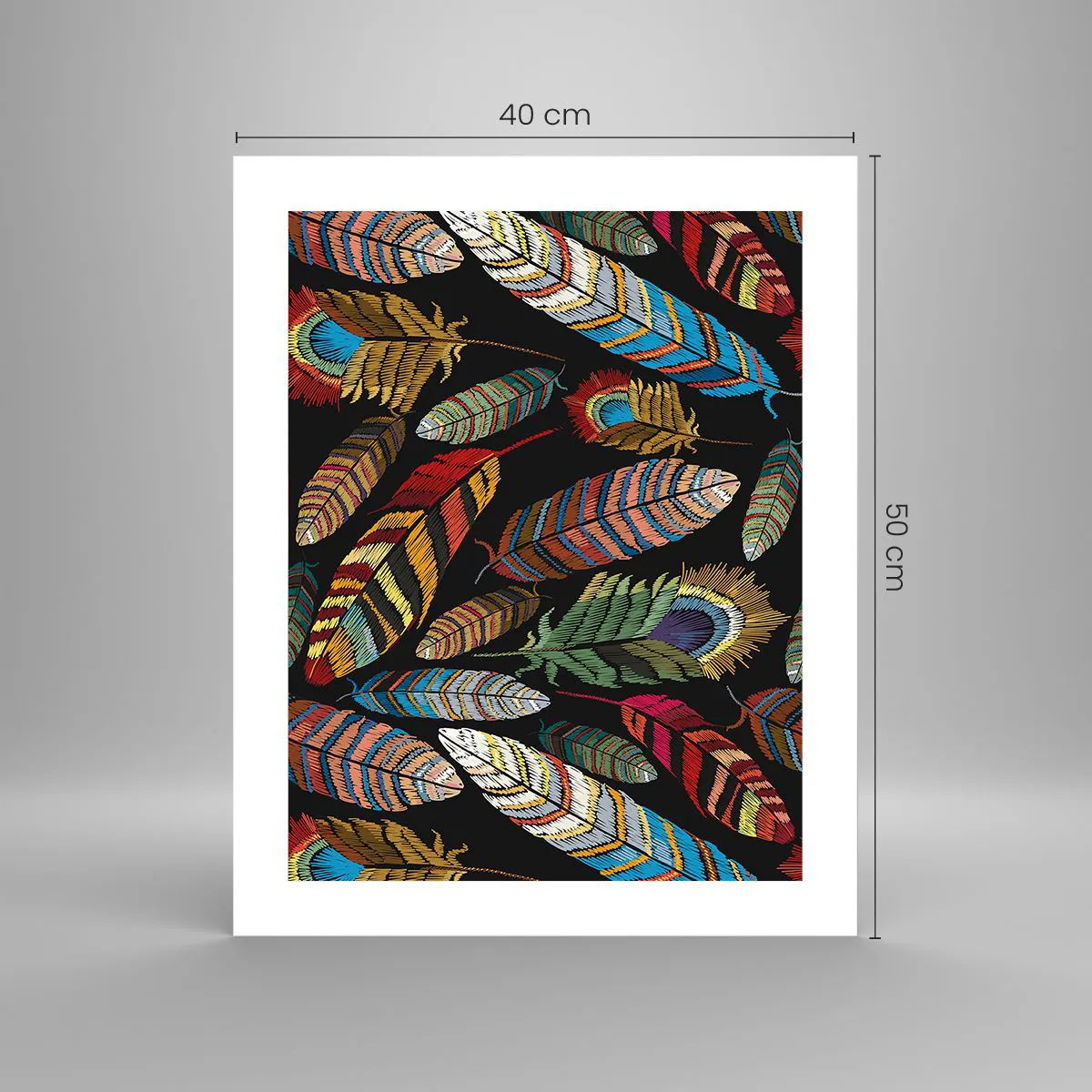 Plakat - Ptasi karnawał - 40x50 cm