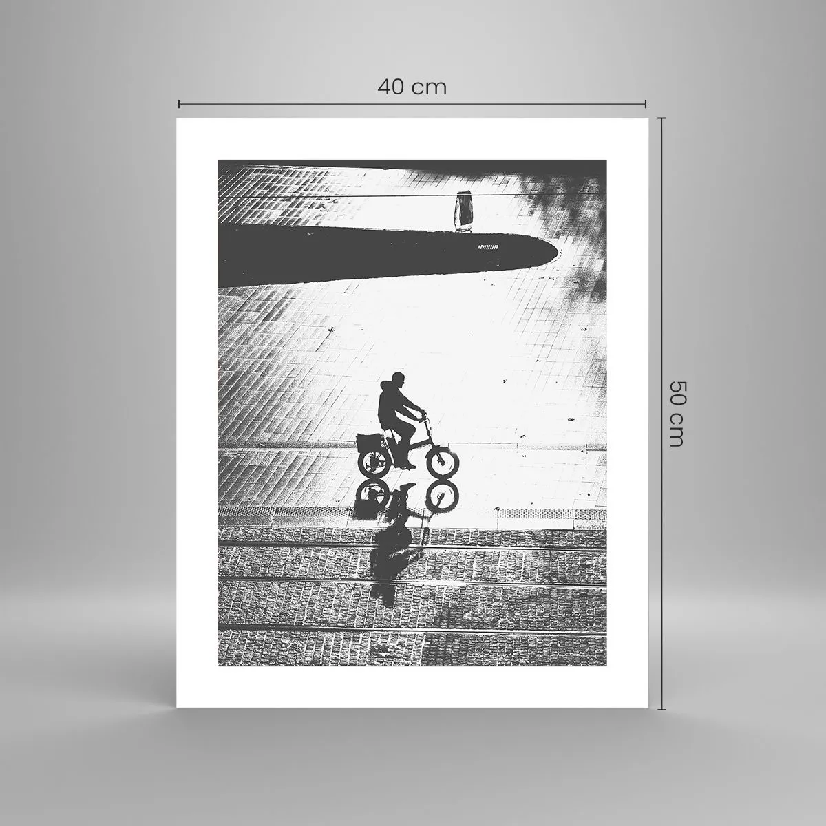 Plakat - Fremad, gennem byen - 40x50 cm