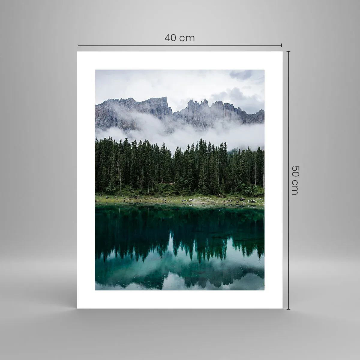 Affisch - Tyst, tyst, väck inte sovande vatten... - 40x50 cm