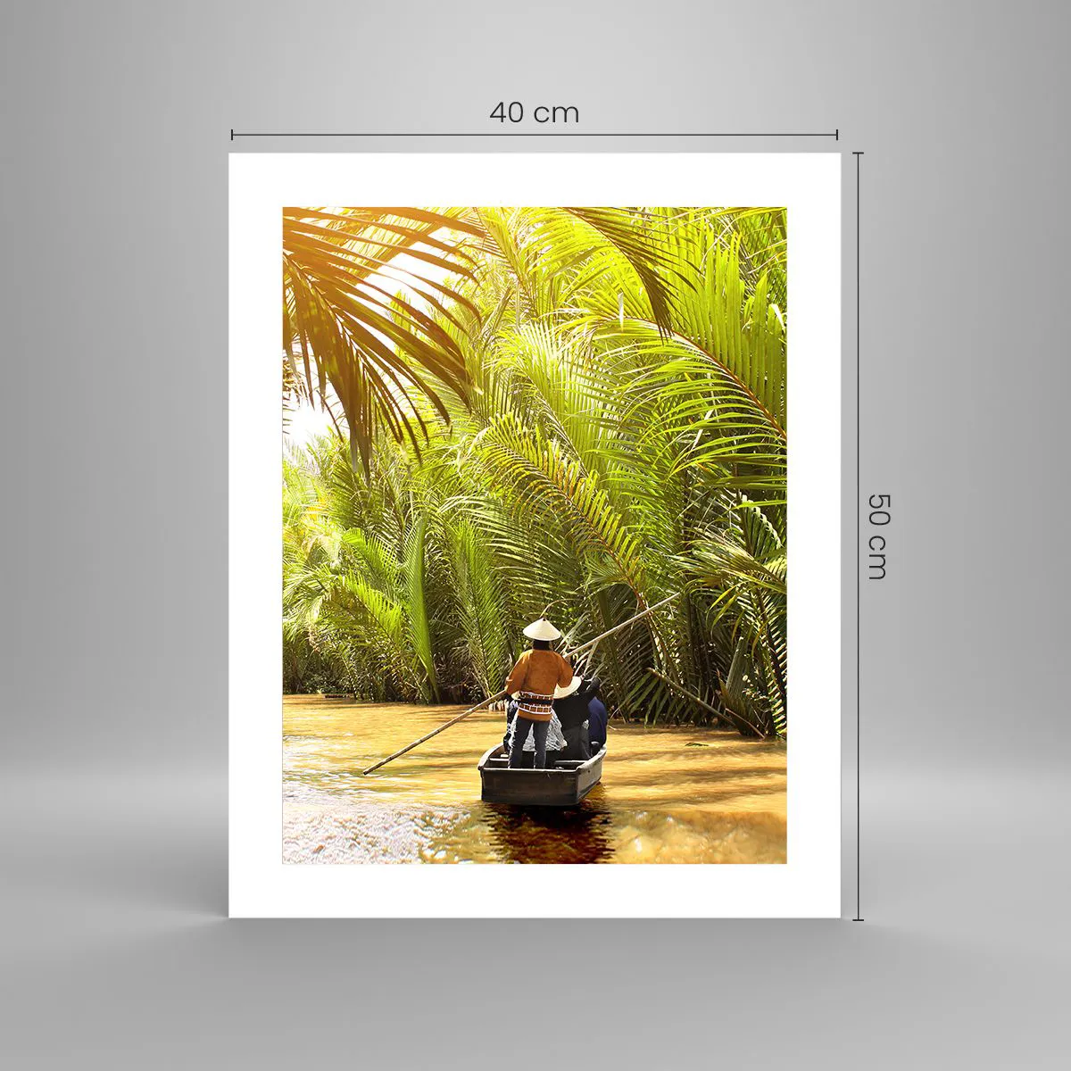 Affisch - Genom en palmravin - 40x50 cm