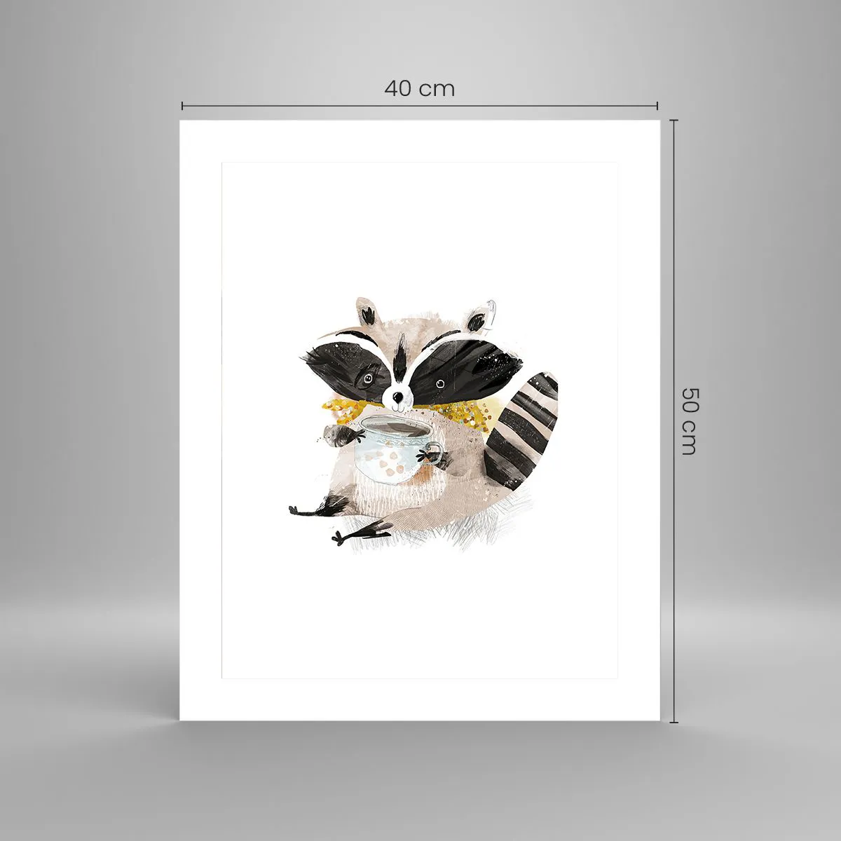 Affiche - Poster - Mon ami le raton laveur - 40x50 cm