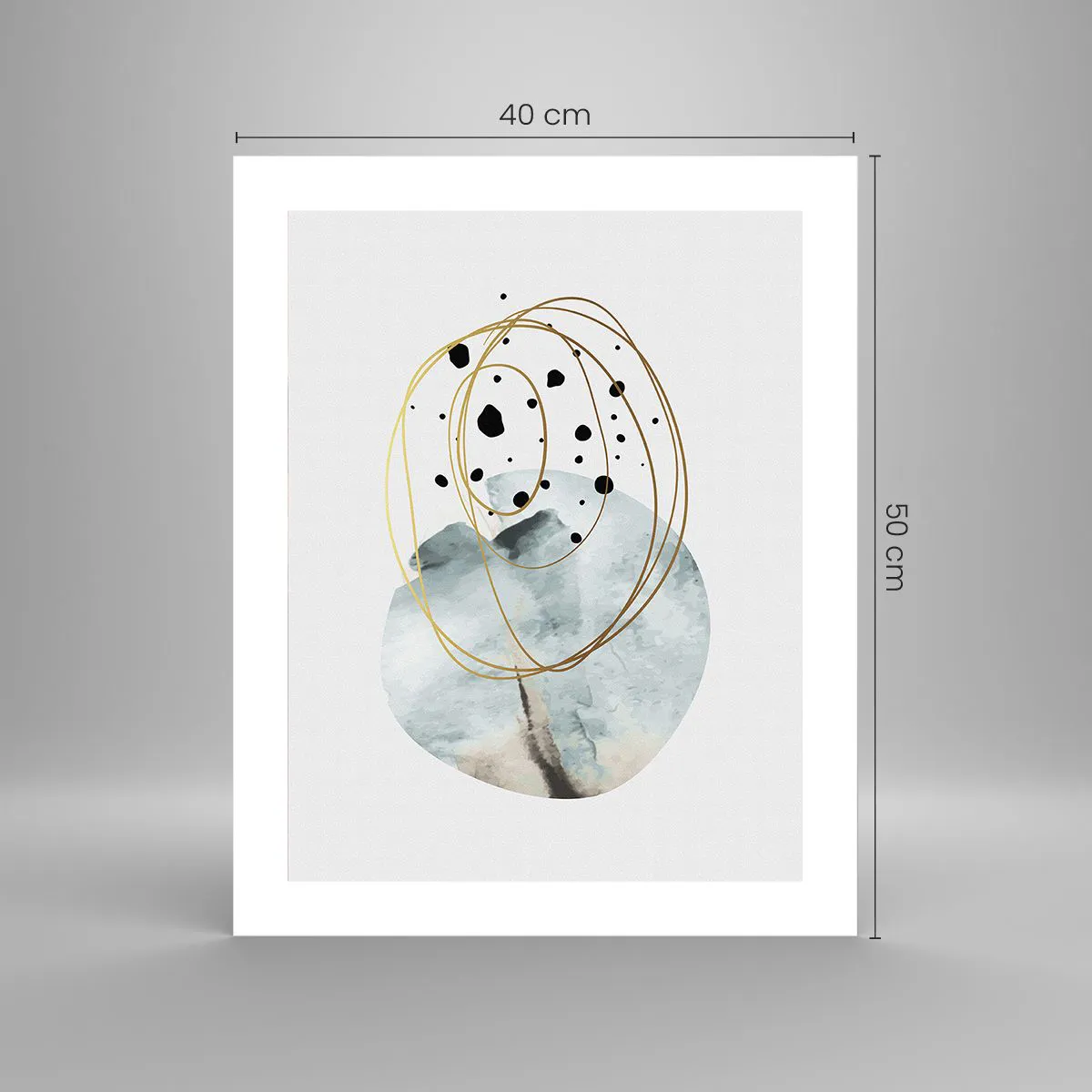 Poster - Vom Weltraum umarmt - 40x50 cm