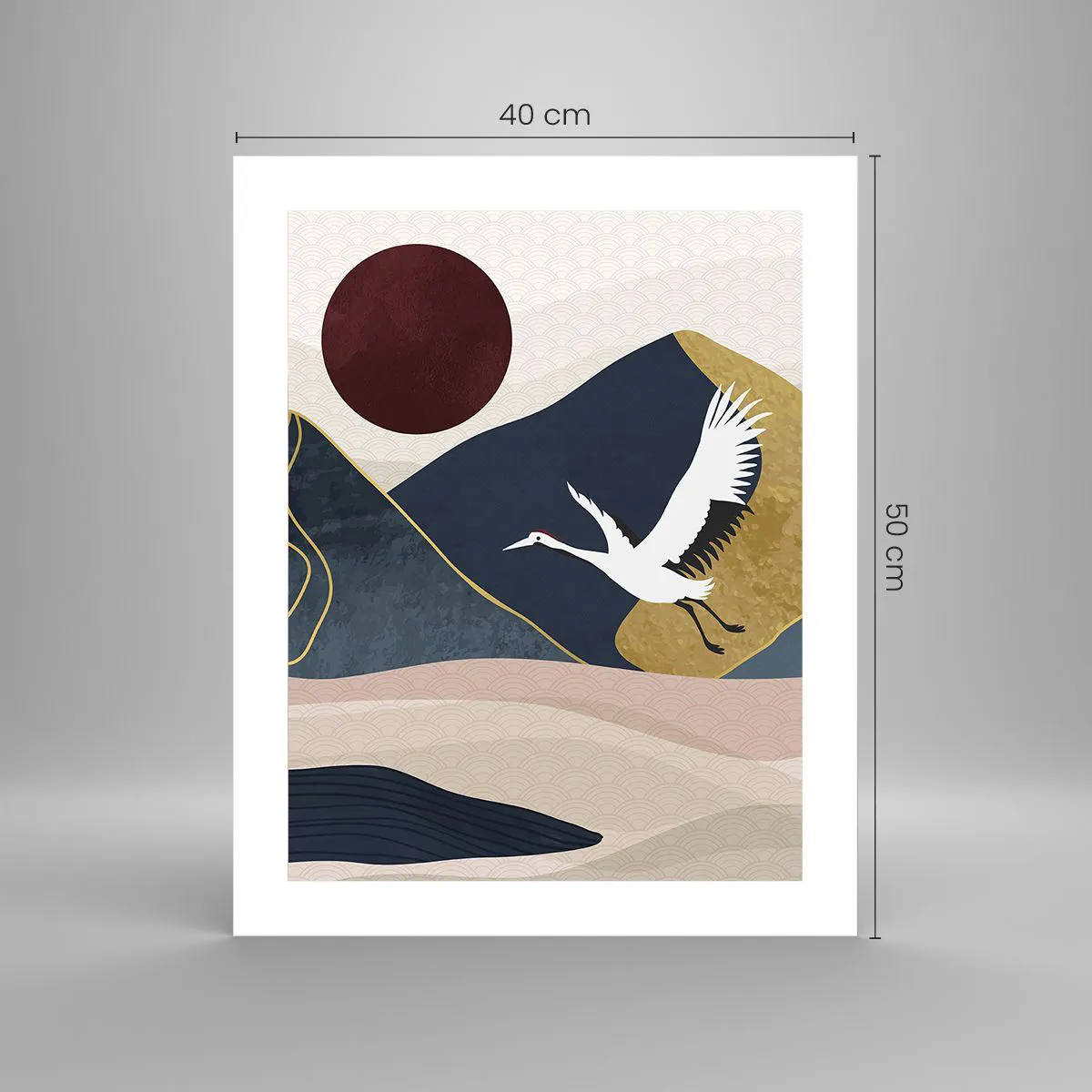 Affiche - Poster - Encore une fois, la journée s'est ÉCOULÉE - 40x50 cm