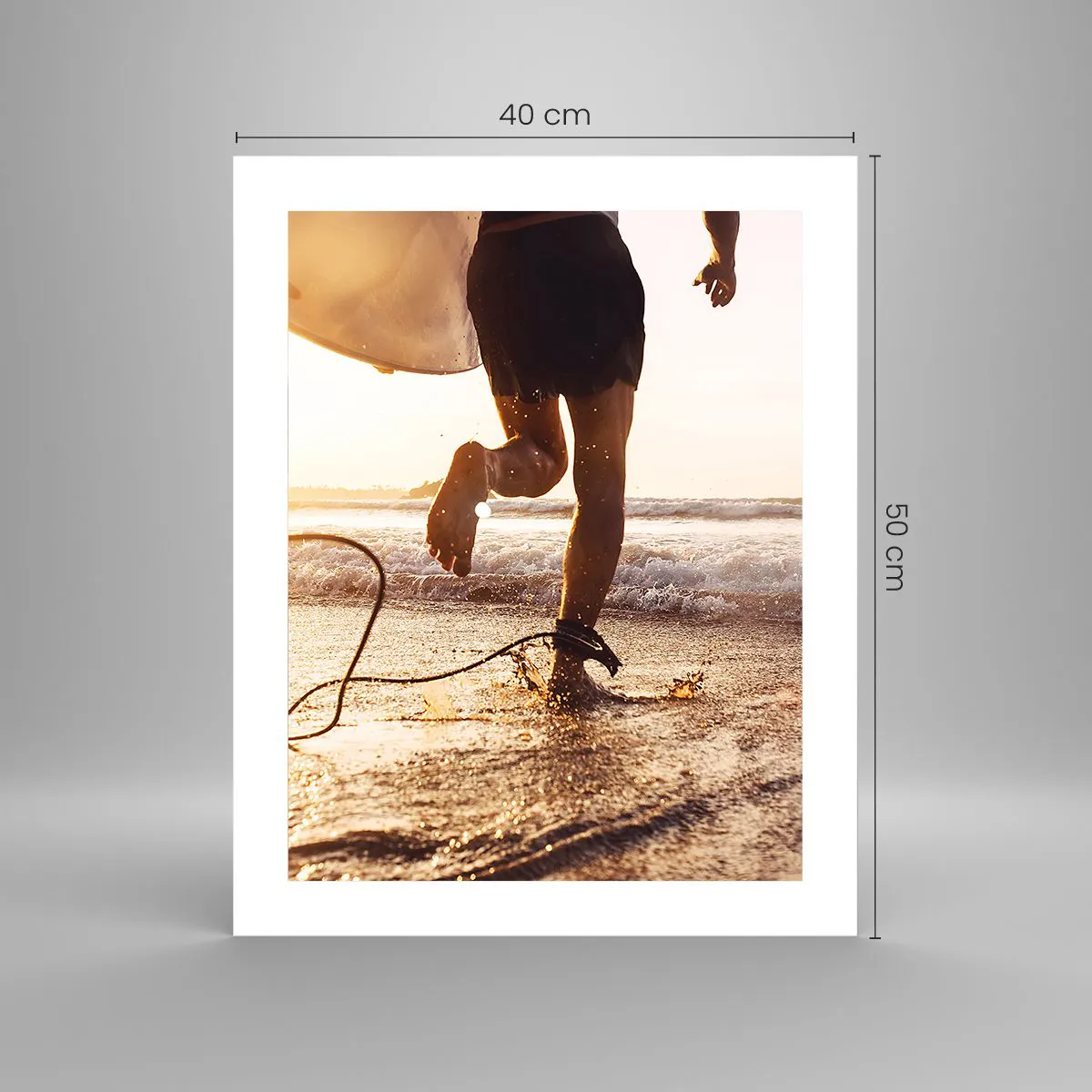 Poster - Pentru a întâmpina valul - 40x50 cm