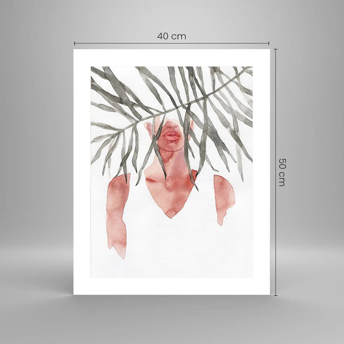 Plagát - Dáma trópov - 40x50 cm