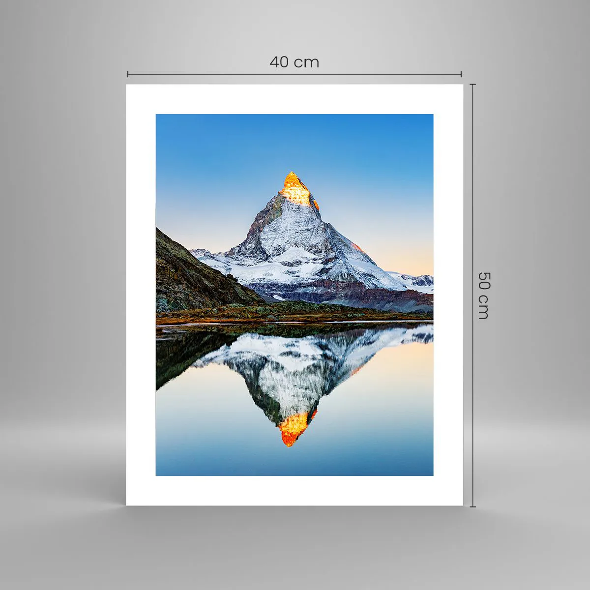 Affisch - Två världar - 40x50 cm