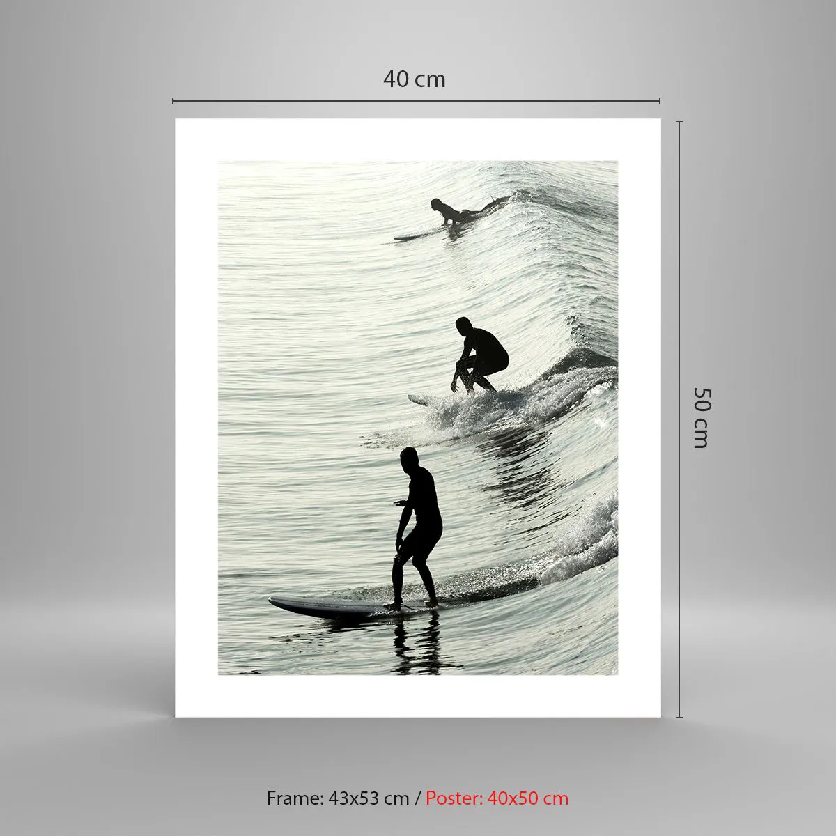 Plagát - Vlne v ústrety - 40x50 cm