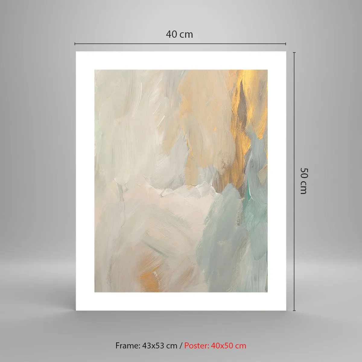 Poszter - Absztrakció - a szelídség földje - 40x50 cm