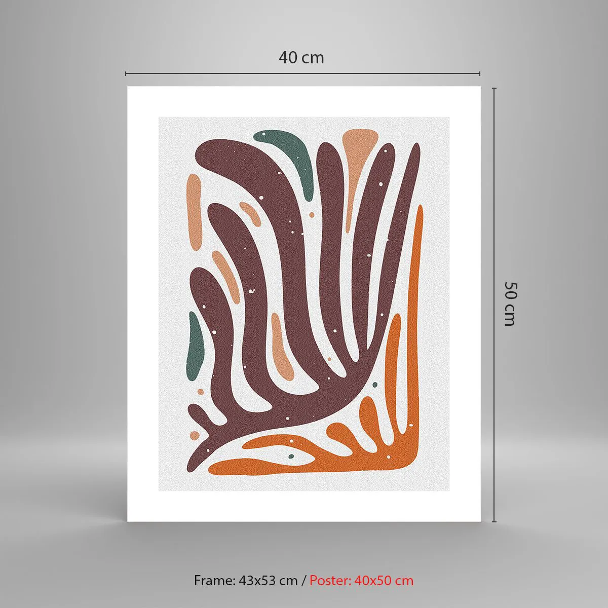 Póster - Composición orgánica - 40x50 cm