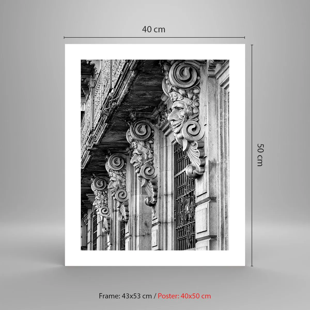 Affiche - Poster - Incroyable Barcelone - 40x50 cm