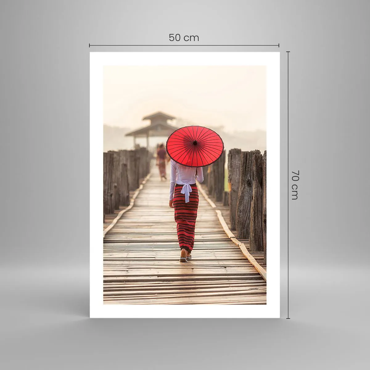 Affisch - På den gamla bron - 50x70 cm