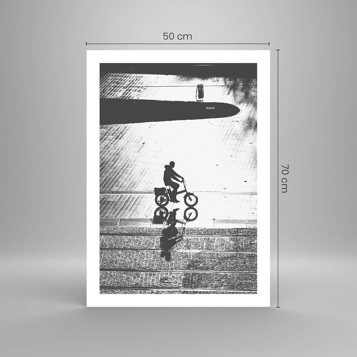 Plakat - Fremad, gennem byen - 50x70 cm