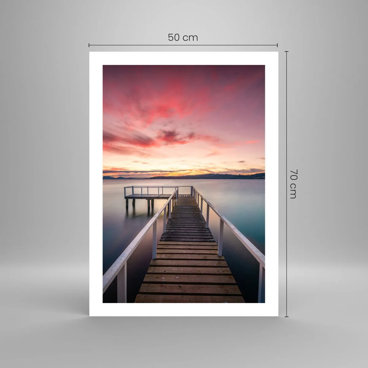 Poszter - Az este szelíd lángja - 50x70 cm