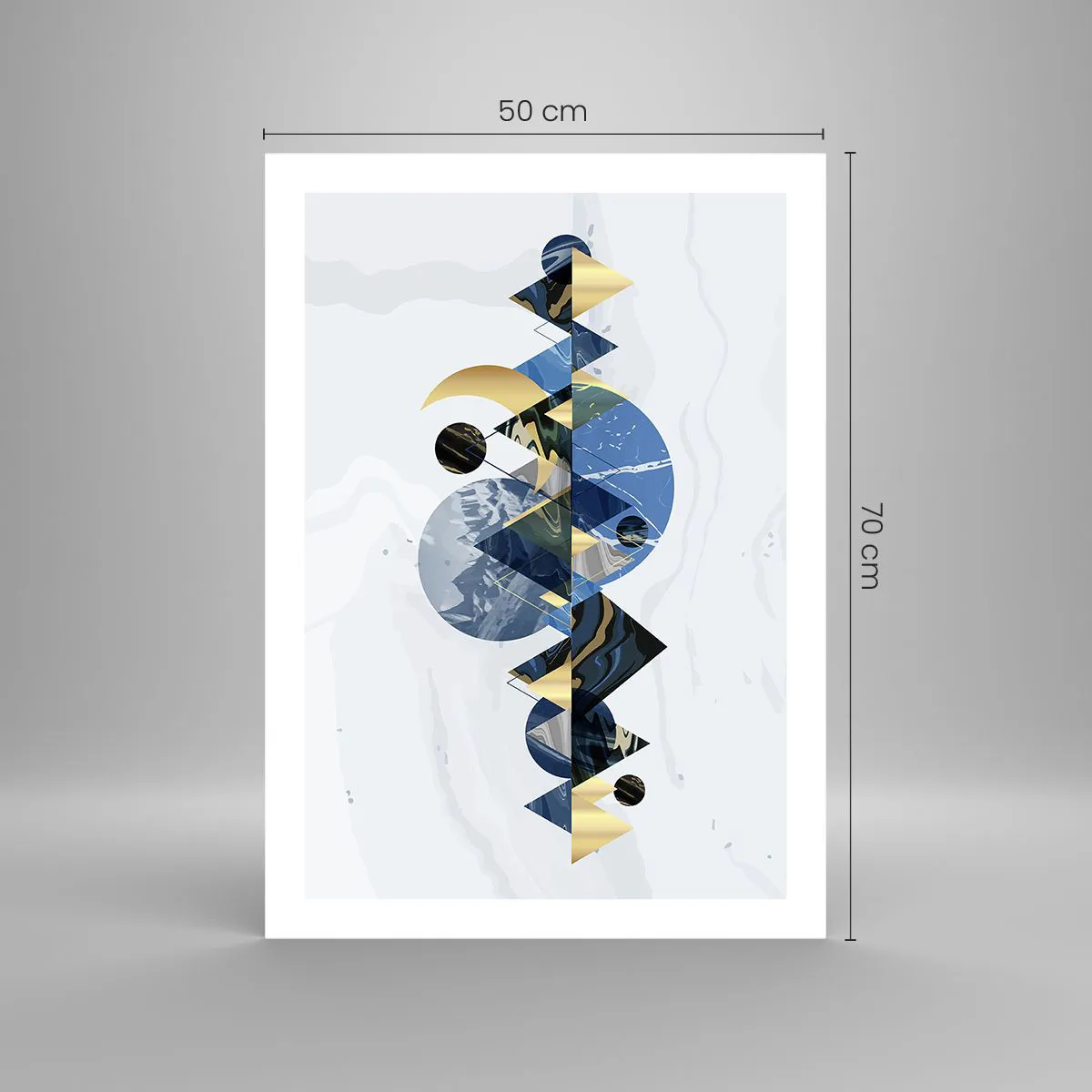 Poszter - Geometriai táj - 50x70 cm