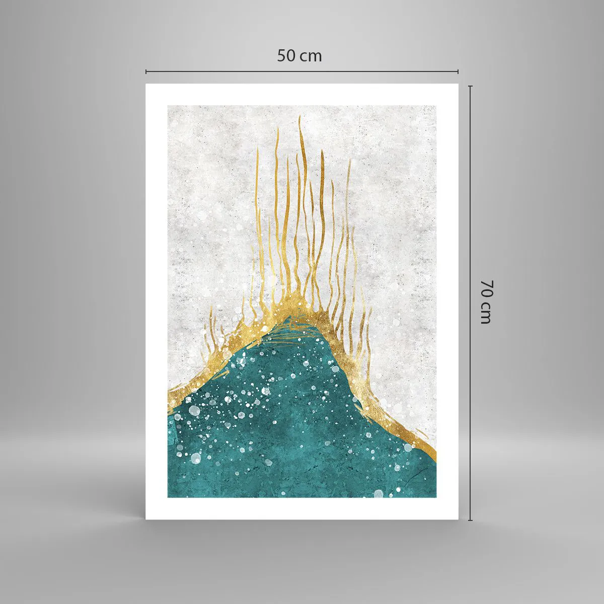 Affisch - Gyllene tidvatten - 50x70 cm