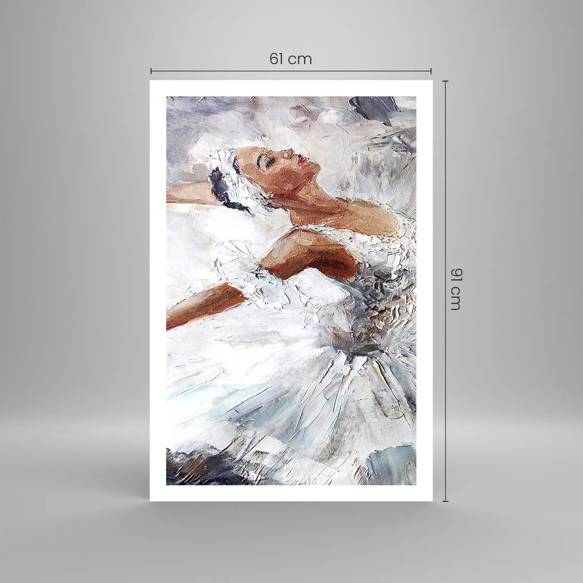 Affiche - Poster - Délicat et léger comme du tulle - 61x91 cm