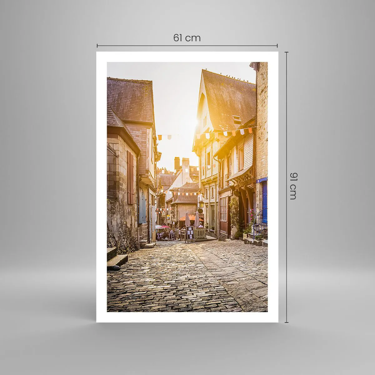 Plakat - Biały duch miasteczka - 61x91 cm