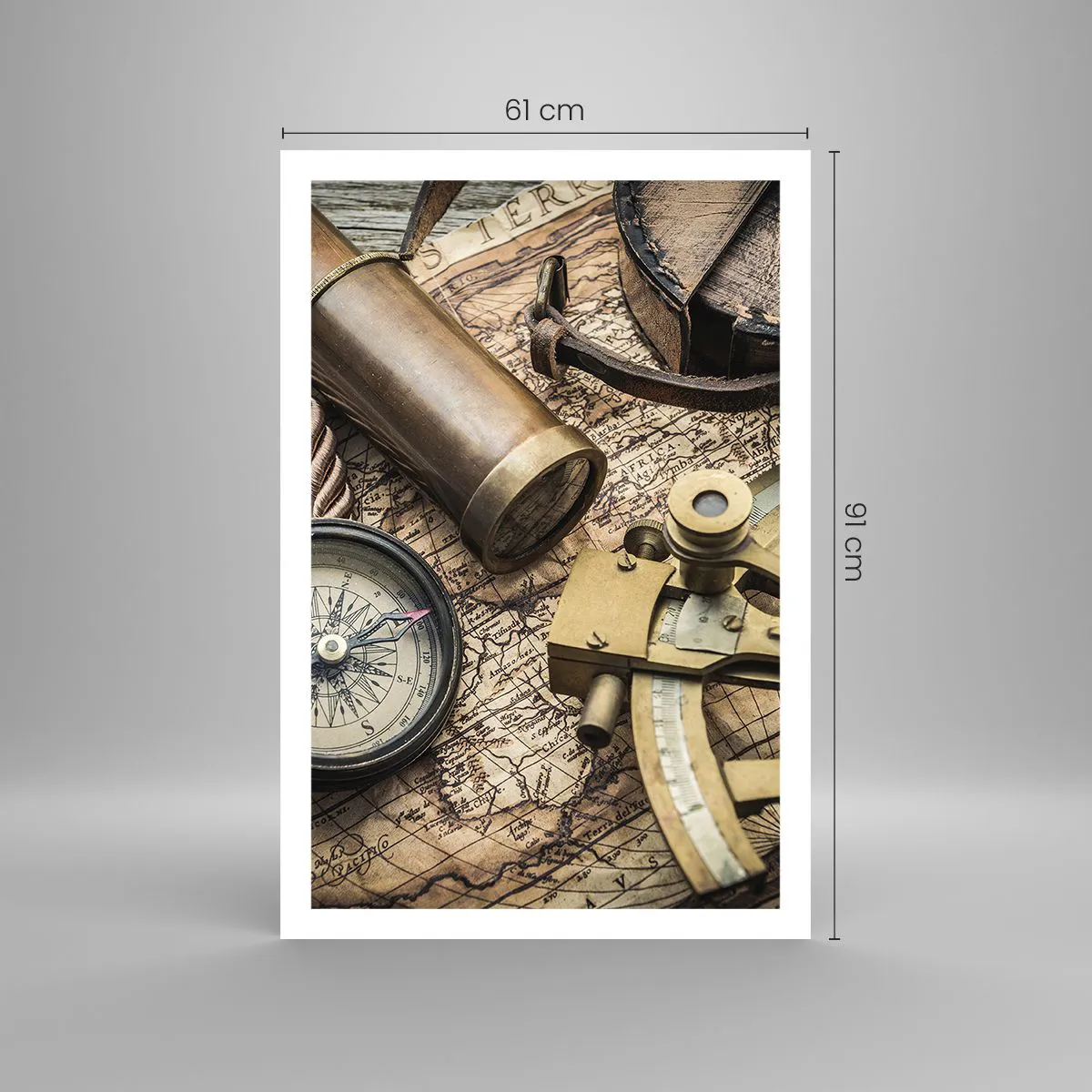 Affiche - Poster - Fixer un cap - 61x91 cm