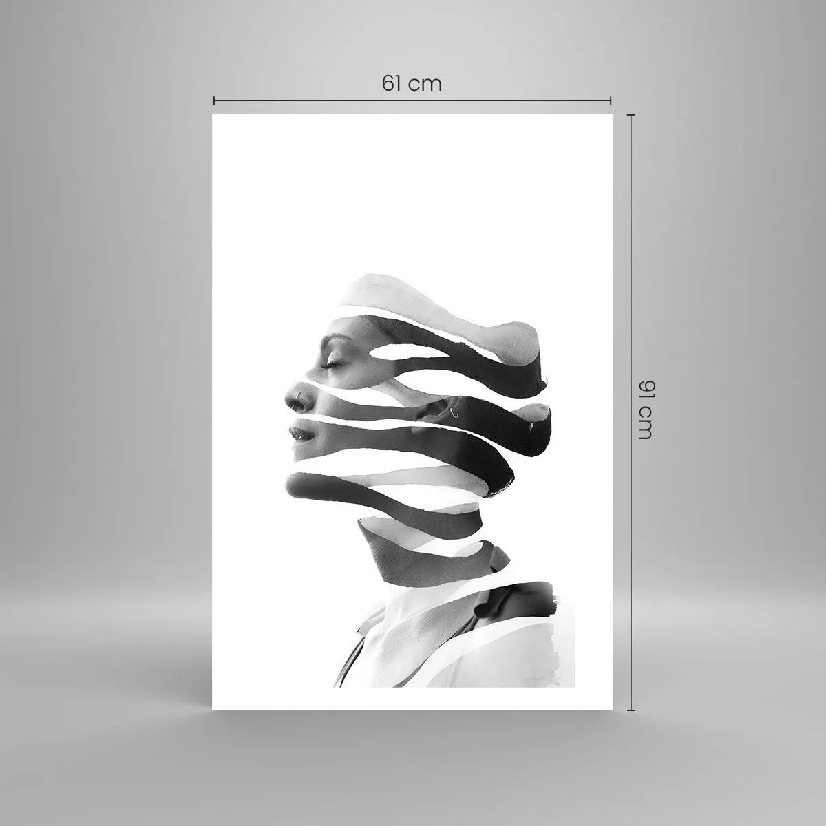 Poszter - Szürreális portré - 61x91 cm