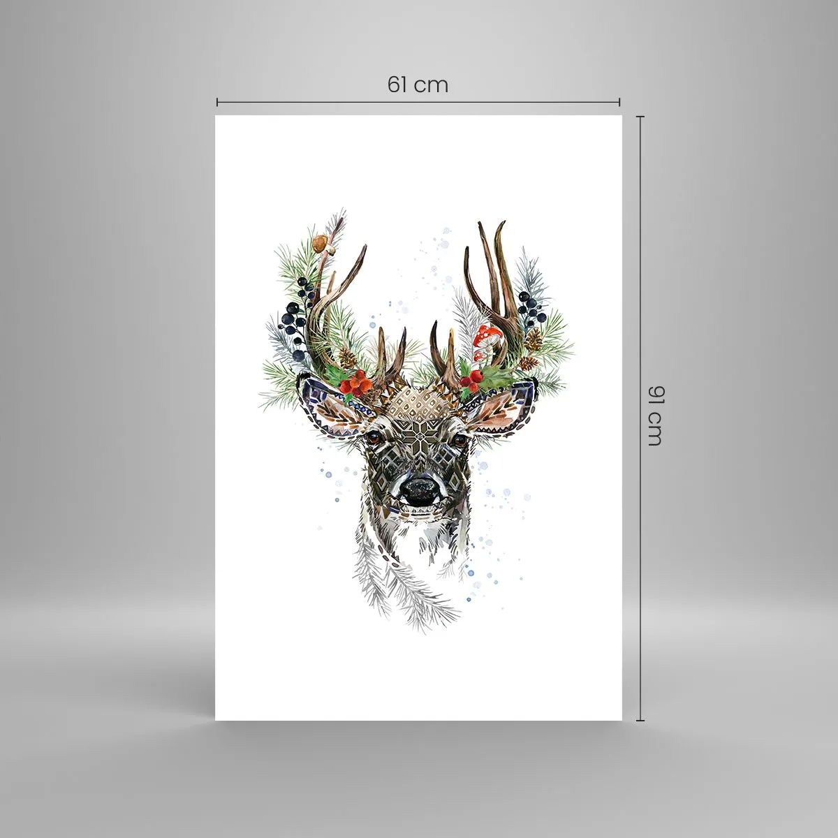 Affiche - Poster - En robe de fête - 61x91 cm