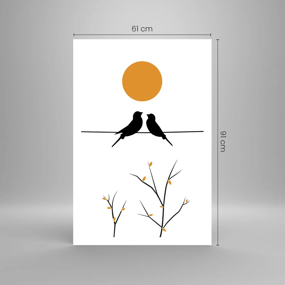 Poster - Seară cu privighetori - 61x91 cm