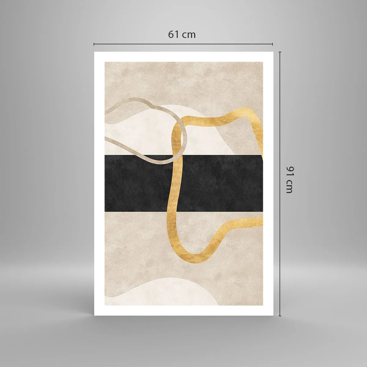 Póster - Formas en bucle - 61x91 cm